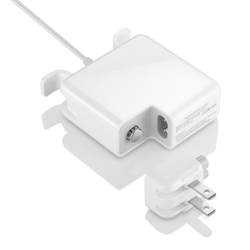 60W Power Adapter Compatible with Apple MagSafe 2 T-Tip, Replacement Charger for MacBook Pro Retina MF843, MF839, A1425, A1502 Power Supply LED