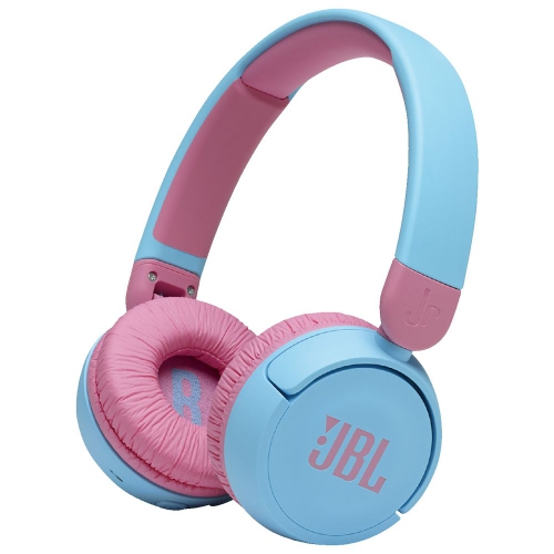 JBL JR310BT Ensemble d'écouteurs Bluetooth supra-auriculaires pour enfants bleu et bleu (1)