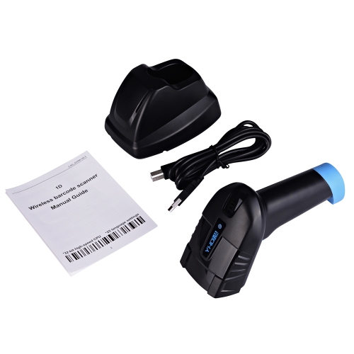 Wireless 1D Laser Barcode Scanner