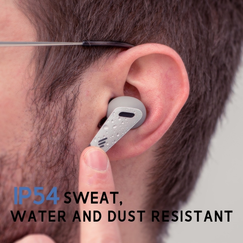 Edifier NB2 Pro True Wireless Earbuds - Hybrid Active Noise Cancelling - Bluetooth 5.0 Wireless Earphone - Grey