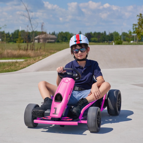 VOLTZ TOYS Electric GoKart, 24V Outdoor Racer Drifter Go Kart Drift Car for Kid and Adult, Upgraded Design