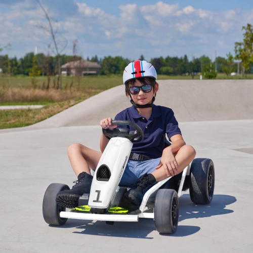 VOLTZ TOYS Electric GoKart, 24V Outdoor Racer Drifter Go Kart Drift Car for Kid and Adult, Upgraded Design