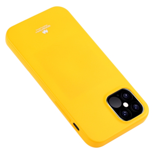 TopSave Goospery Pearl Jelly Slim Thin Rubber Case For Iphone 13(6.1"), Yellow