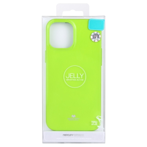 TopSave Goospery Pearl Jelly Slim Thin Rubber Case For Iphone 13 Mini(5.4"), Green