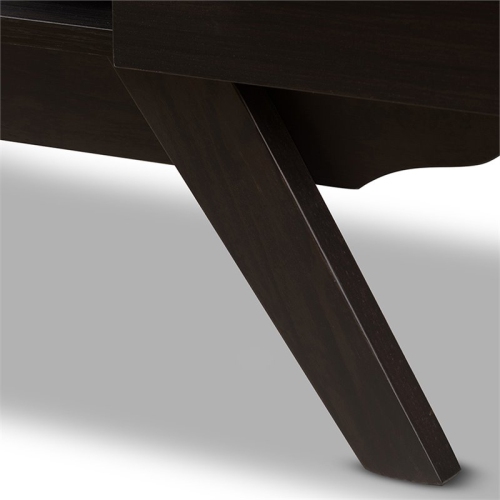 Bowery Hill 60" TV Stand in Dark Brown