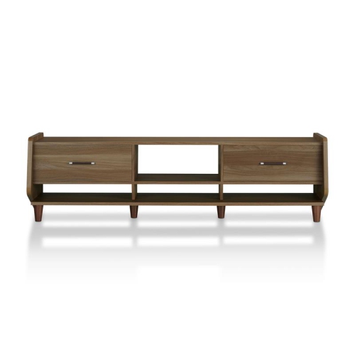FURNITURE OF AMERICA  Waggoner Mid-Century Modern Wood 70-Inch Tv Stand In Walnut