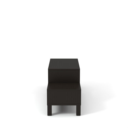 Bowery Hill Modern Wood TV Stand for TVs up to 60'' in Black