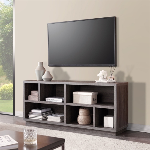HENN&HART  58" Burnished Oak Tv Stand