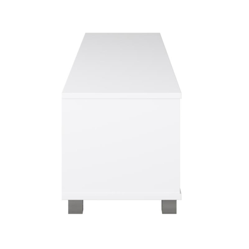 CorLiving Hollywood White Wood TV Stand for TV's up to 85"