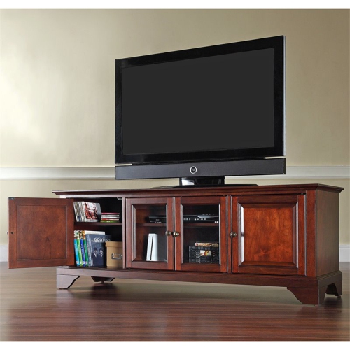Bowery Hill 60" Low Profile TV Stand in Mahogany
