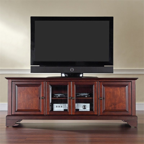 Bowery Hill 60" Low Profile TV Stand in Mahogany