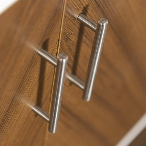 Pemberly Row 58" Modern Bookmatch Buffet - White and Teak