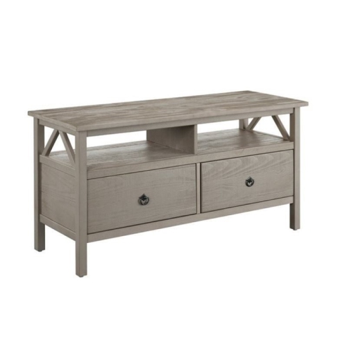 Atlin Designs 44" TV Stand in Rustic Gray