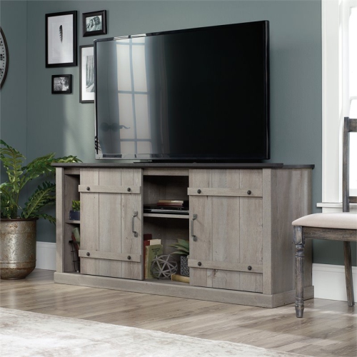 Sauder Engineered Wood TV Stand For TVs Up To 70" in Mystic Oak