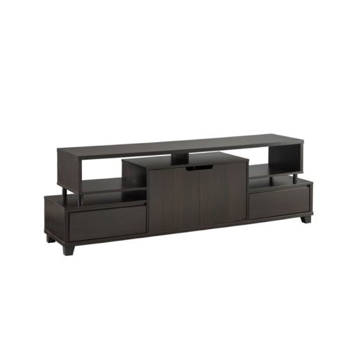 Bowery Hill Contemporary TV Console in Cappuccino