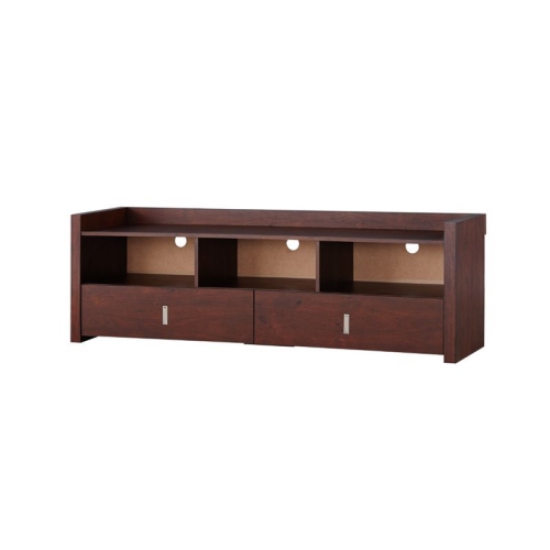 FURNITURE OF AMERICA  Kima Transitional Wood 2-Drawer Tv Stand In Vintage Walnut