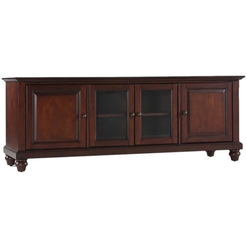 BOWERY HILL  60" Low Profile Tv Stand In In Mahogany