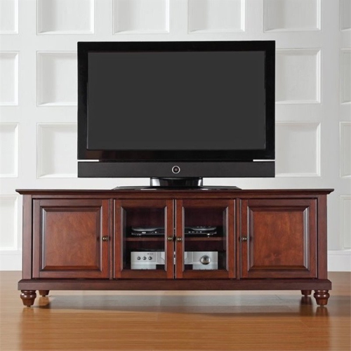 Bowery Hill 60" Low Profile TV Stand in Mahogany