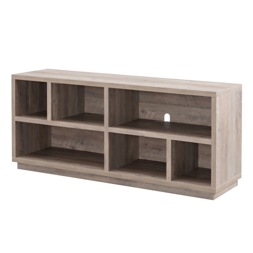 Henn&Hart 58" Gray Oak TV Stand