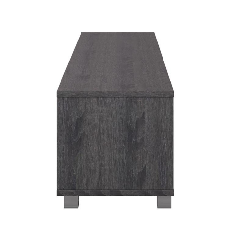 CorLiving Hollywood Dark Gray Wood Grain TV Stand - for TVs up to 85"