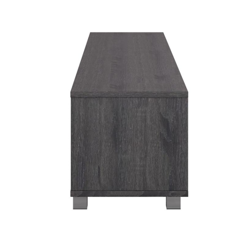 CorLiving Hollywood Dark Gray Wood Grain TV Stand - for TVs up to 85"