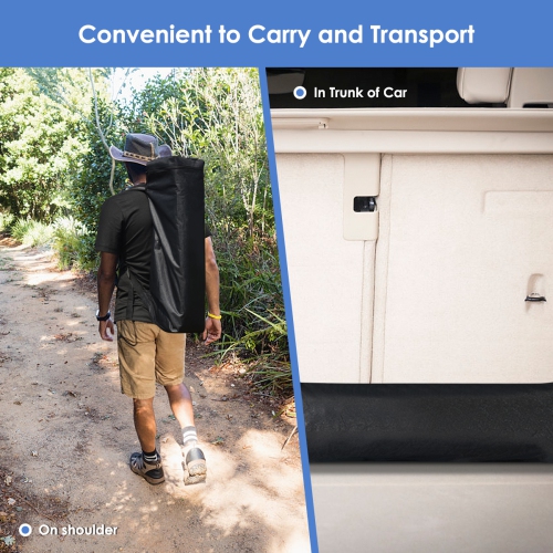 Topbuy 7x7 FT Pop-up Canopy Portable Outdoor Offset Tent w/Carry Bag White