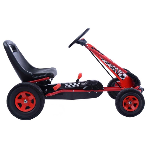 Topbuy Kids Go Kart Pedal Powered Tricycle Racing Ride On Bike Toy Scooter Trainer Trike