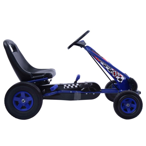 Topbuy Kids Go Kart Pedal Powered Tricycle Racing Ride On Bike Toy Scooter Trainer Trike