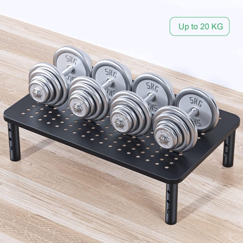 Height Adjustable Monitor Stand Riser for Desk,PC Gaming Monitor Elevator Laptop Stand with Sturdy Black Metal Construction