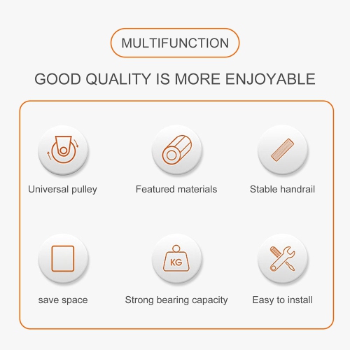 3 Tier Kichen Rolling Utility Cart Utility Organizer with Wheels For Dinner Kitchen Living Room Bathroom