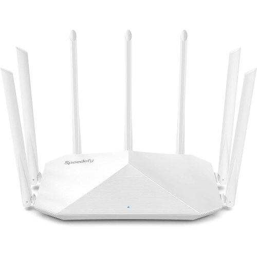 Speedefy Wireless AC2100 Dual Band 4x4 MU MIMO & 7 Antennes Externes Routeur WiFi