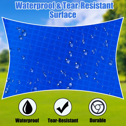 Topbuy 8FT/10FT/12FT/14FT Trampoline Replacement Safety Pad Bounce Frame Waterproof Spring Cover