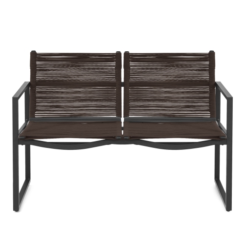 Gymax 4PCS Patio Conversation Furniture Set Yard Garden Outdoor w/ Coffee Table