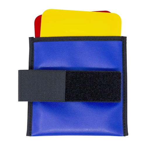 Mikasa VK Volleyball Referee Cards - FIVB Approved Penalty & Warning Cards With Leather Case Holder