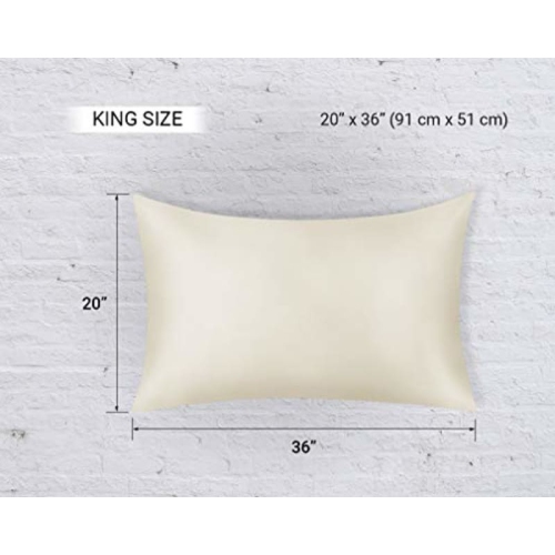 JINAMART Silky Satin Pillowcase - Ultra-Soft Satin Pillow Cases for Hair and Skin | Hypoallergenic Pillows Case with Hidden Zipper Closure