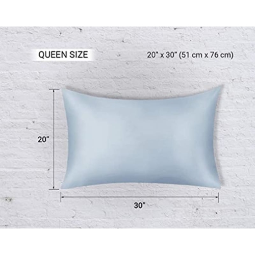 JINAMART Silky Satin Pillowcase - Ultra-Soft Satin Pillow Cases for Hair and Skin | Hypoallergenic Pillows Case with Hidden Zipper Closure