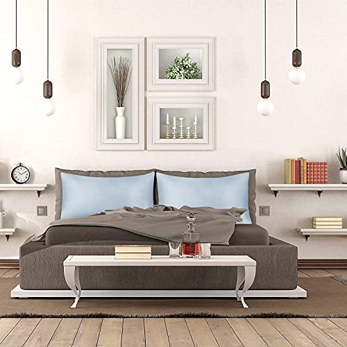 Jinamart Silky Satin Tickowcase - Cas d'oreiller en satin ultra-doux pour cheveux et peau | Étui d'oreillers hypoallergéniques avec fermeture à