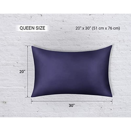 JINAMART Silky Satin Pillowcase - Ultra-Soft Satin Pillow Cases for Hair and Skin | Hypoallergenic Pillows Case with Hidden Zipper Closure