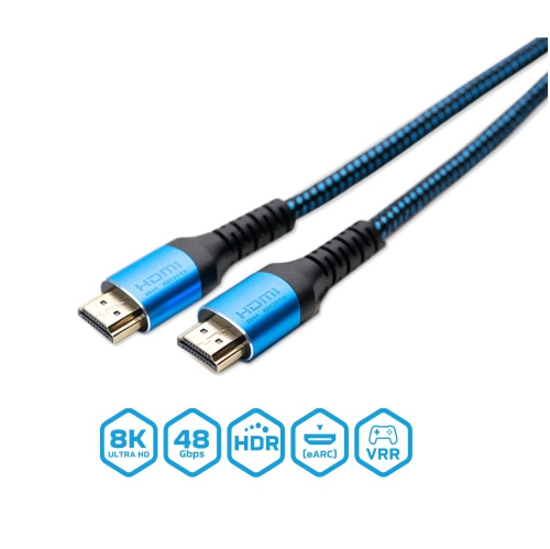 Câble HDMI 8K haut de gamme de BlueDiamond – Ultra HD – 8K@60&nbsp;Hz, 4K@120&nbsp;Hz – 15&nbsp;pi/4,6 mètres