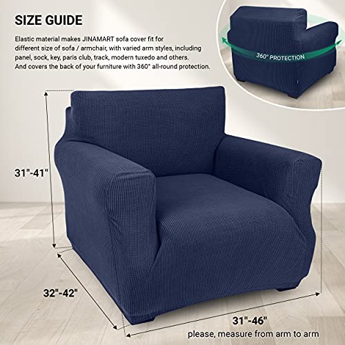 Jinamart Armchair Cover Stretch Elastic Chair Slipcover, 1-Piece