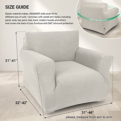 Jinamart Armchair Cover Stretch Elastic Chair Slipcover, 1-Piece