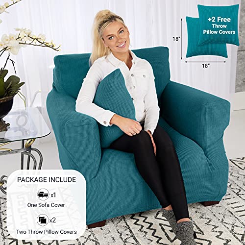 Jinamart Armchair Cover Stretch Elastic Chair Slipcover, 1-Piece