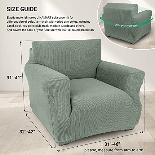 Jinamart Armchair Cover Stretch Elastic Chair Slipcover, 1-Piece