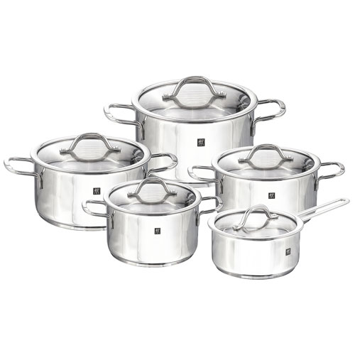 Zwilling Neo 10-Piece Stainless Steel Cookware Set - Silver