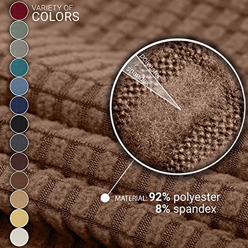 Jinamart Loveseat Slipcover Stretch Elastic Couch Cover Sofa 2 Seat, 1-Piece