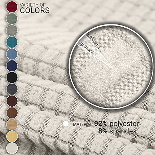 Jinamart Loveseat Slipcover Stretch Elastic Couch Cover Sofa 2 Seat, 1-Piece