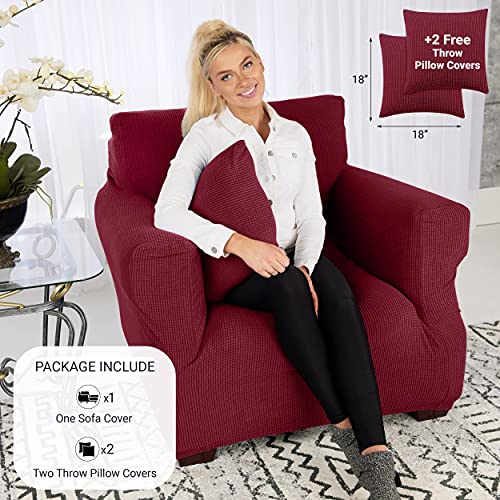 Jinamart Armchair Cover Stretch Elastic Chair Slipcover, 1-Piece