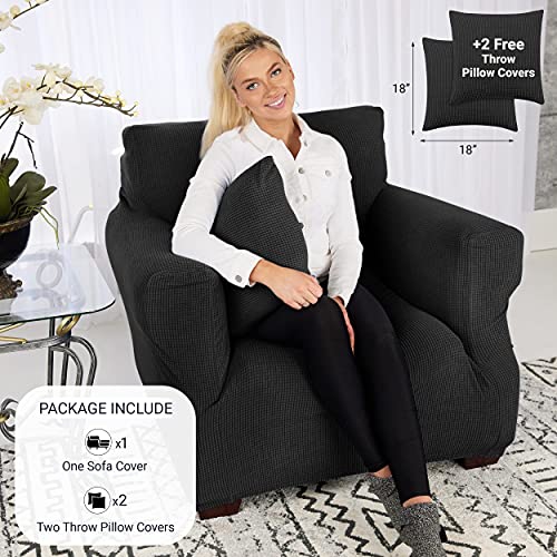 Jinamart Armchair Cover Stretch Elastic Chair Slipcover, 1-Piece