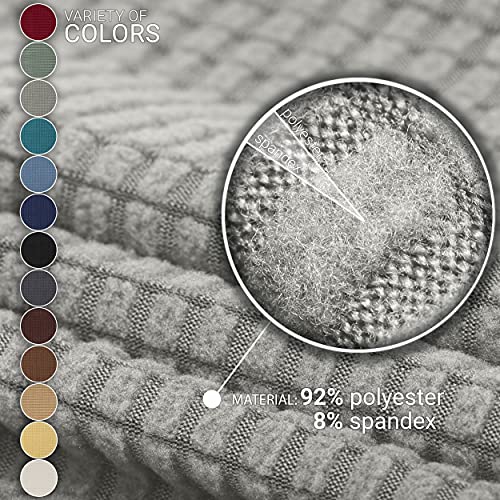 Jinamart Loveseat Slipcover Stretch Elastic Couch Cover Sofa 2 Seat, 1-Piece