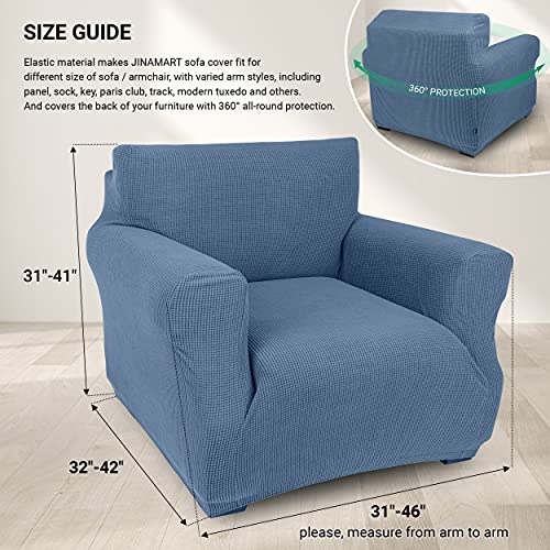 Jinamart Armchair Cover Stretch Elastic Chair Slipcover, 1-Piece